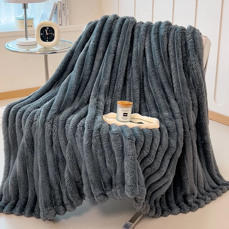 Faux Fur Cuddle Blanket