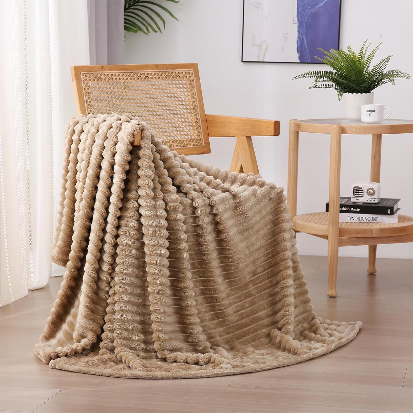 Faux Fur Cuddle Blanket